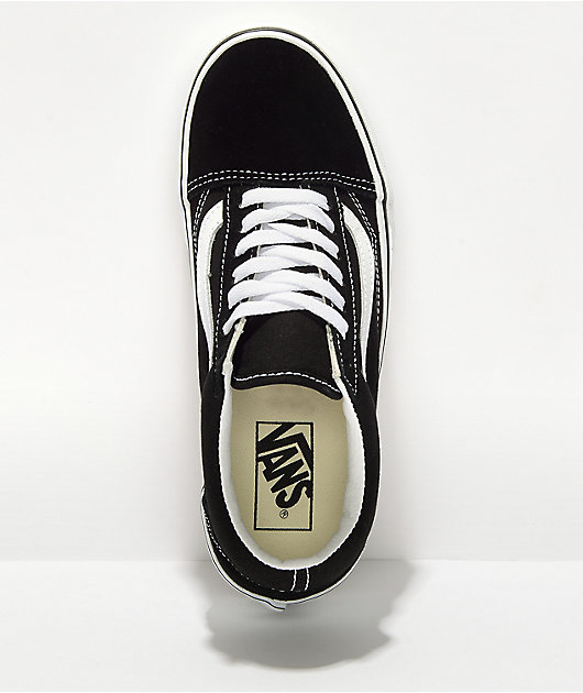 Vans Old Skool Stackform Black & White Platform Shoes