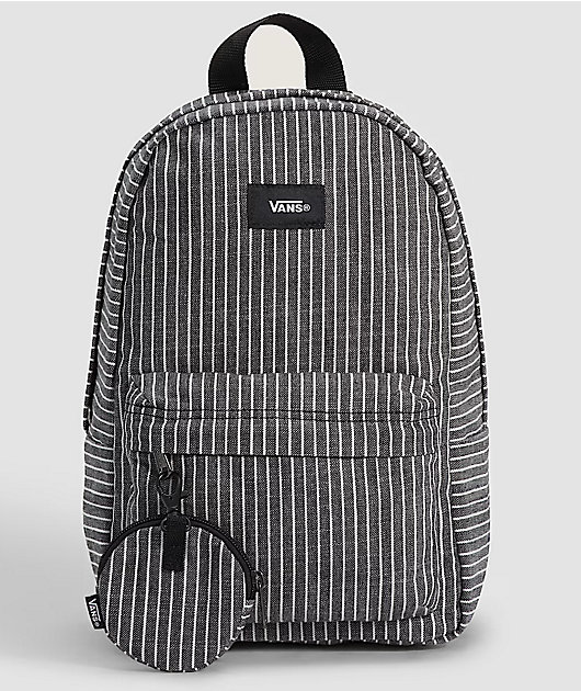 Vans Old Skool Stripe Black & White Mini Backpack