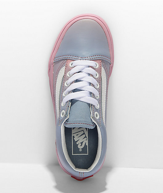 Vans Old Skool Sunset Fade zapatos de skate azules y lilas