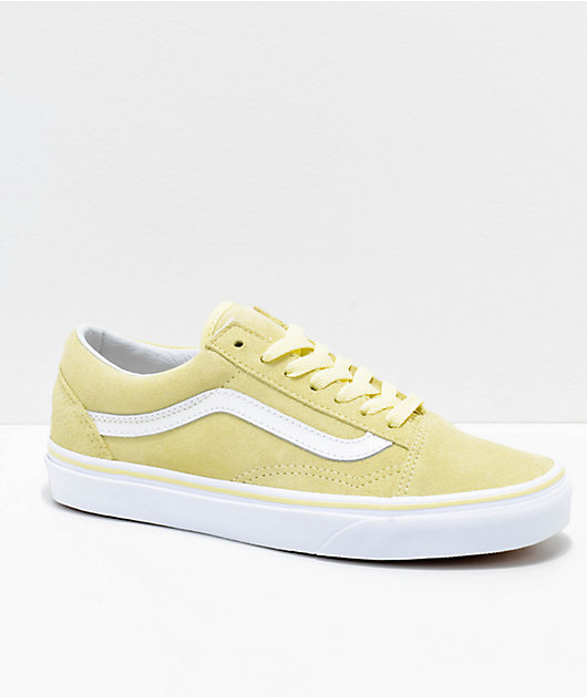 Vans Old Skool Tender & White zapatos de skate de en amarillo blanco