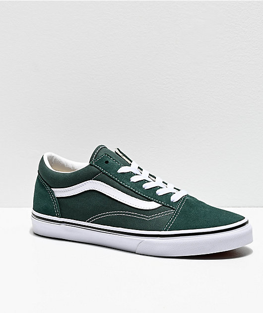 vans old skool gossamer green shoes