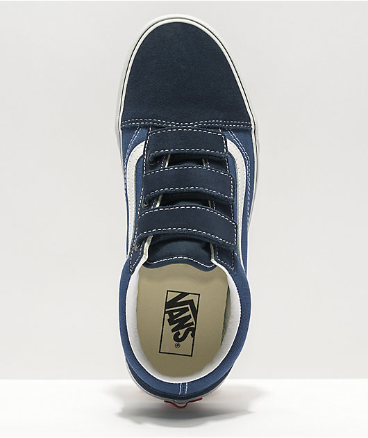 Blue vans hot sale with straps