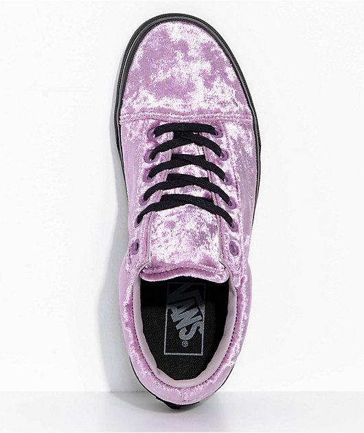 vans old skool purple velvet