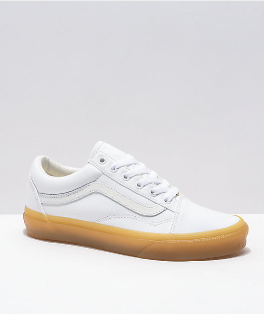 fedme Finde på Kanon Vans Old Skool White & Gum Skate Shoes