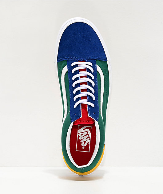 Vans old skool shop red blue green