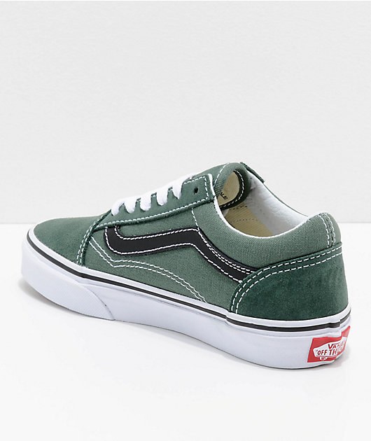 Vans Old Skool zapatos de skate en verde negro