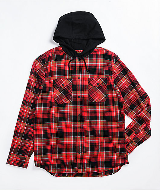 Chili Hooded Flannel Shirt | Zumiez.ca