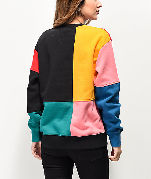 vans patchwork sweatshirt