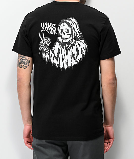 Vans Peace Reaper Black T-Shirt | Zumiez.ca