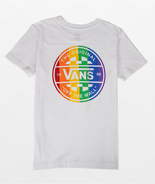 Vans Pride Prism Crew White T-Shirt