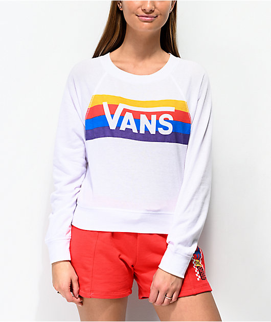 Vans Rainbow Whisper Crop Sweatshirt