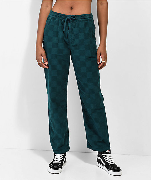 Vans - Range Baggy Tapered Elastic Pants - Duck Green/Black – Change