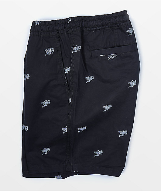 Vans Range Love Hate Black Board Shorts Zumiez