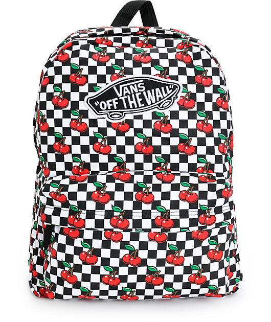 Vans Realm Cherry Checkers Backpack 