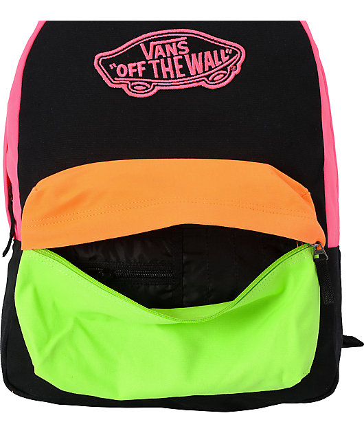 vans neon backpack