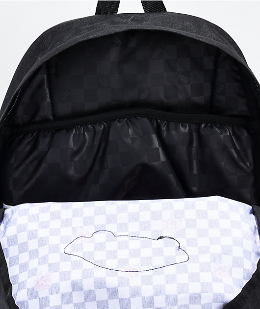 realm rose checkerboard backpack