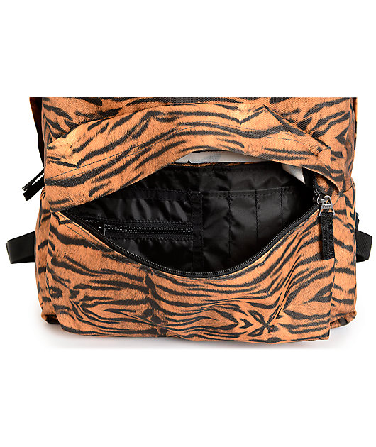 vans tiger print backpack