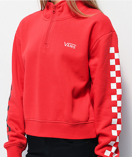 red checkered vans sweatshirt