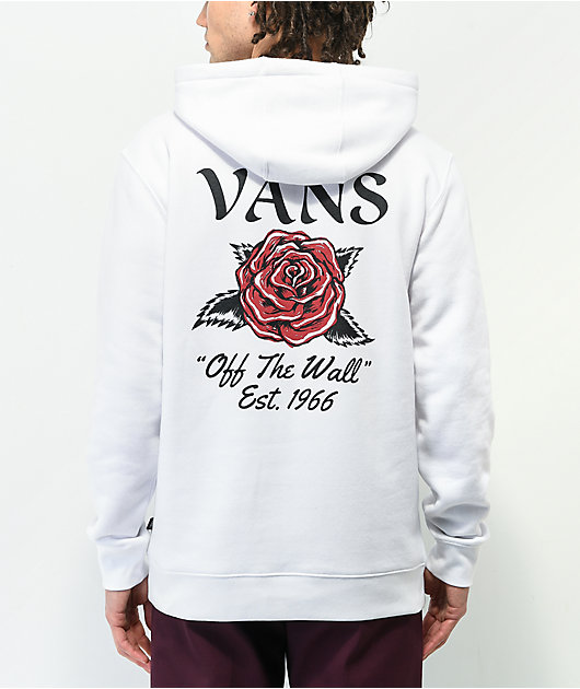 Vans Rose White Hoodie