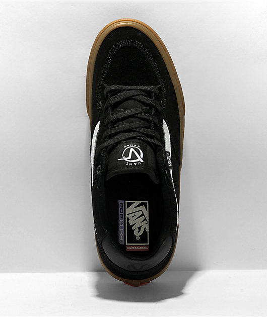 Vans Rowan Black & Gum Skate Shoes