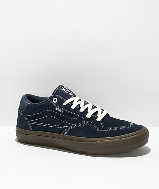 Vans Rowan Pro Dress Blues & Dark Gum Skate Shoes | Zumiez