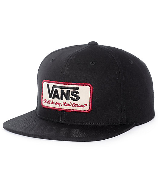 Vans Rowley Black Snapback Hat | Zumiez