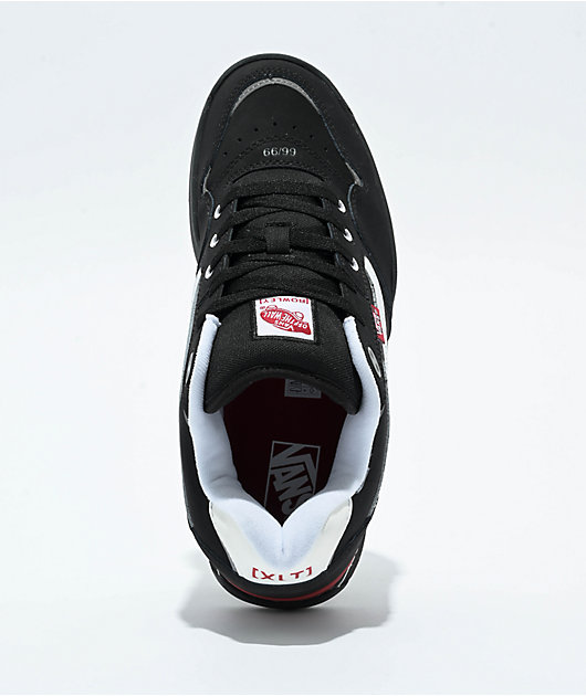 Vans Rowley XLT Black, White, Red Skate Shoes