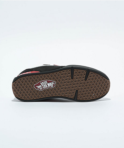 Vans Rowley XLT Black, White, Red Skate Shoes