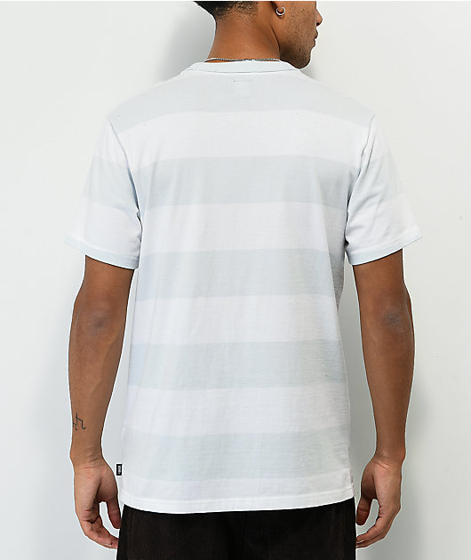 White vans colored stripe cheap