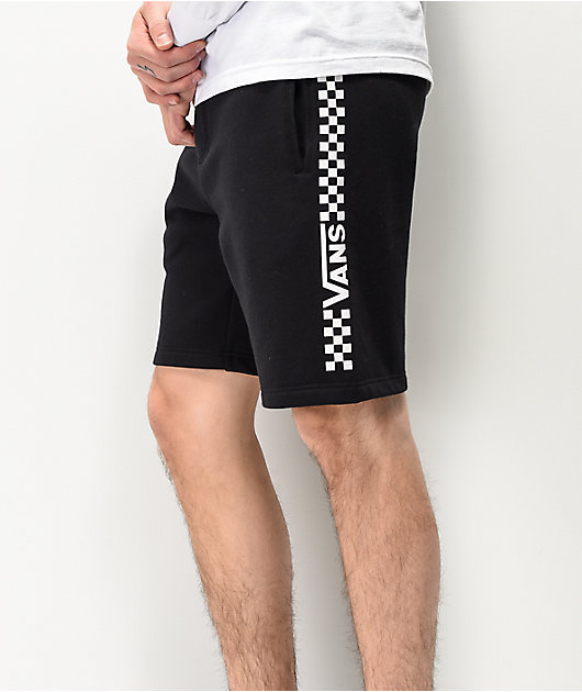 Grillig Partina City Standaard Vans Side Check Black Fleece Sweat Shorts