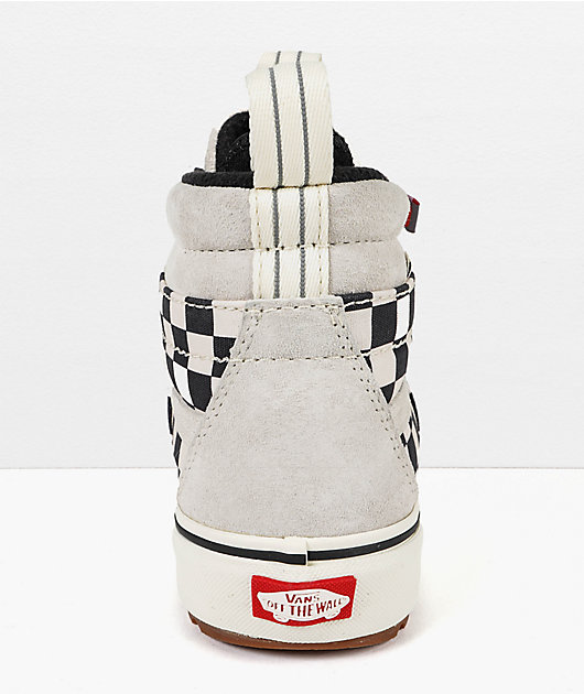 Vans Sk8-HI 2 MTE Marshmallow & Checkered Skate Shoes