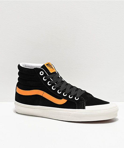 Vans Sk8-Hi 138 Zinnia zapatos de skate negros y amarillos | Zumiez