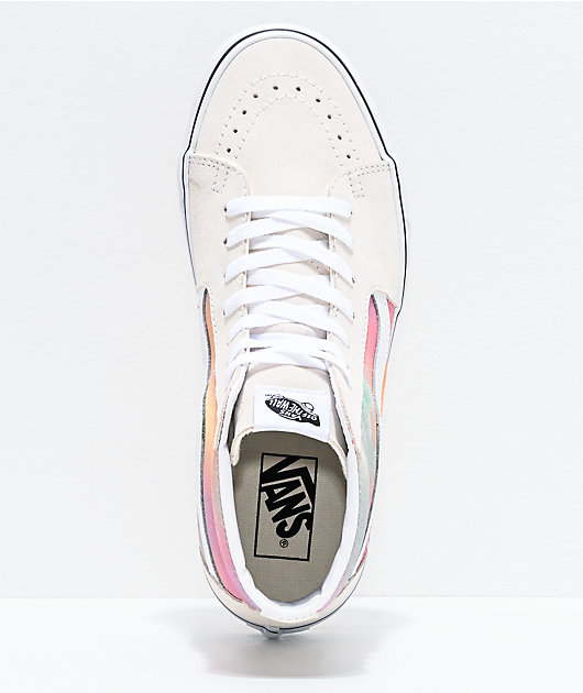Vans Sk8-Hi Aura Shift & White Skate Shoes