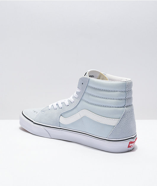 Arturo Cosquillas fluido Vans Sk8-Hi Ballard Blue & White Skate Shoes