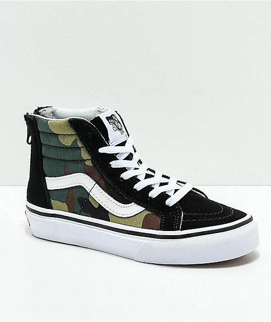 vans sk8 hi woodland camo