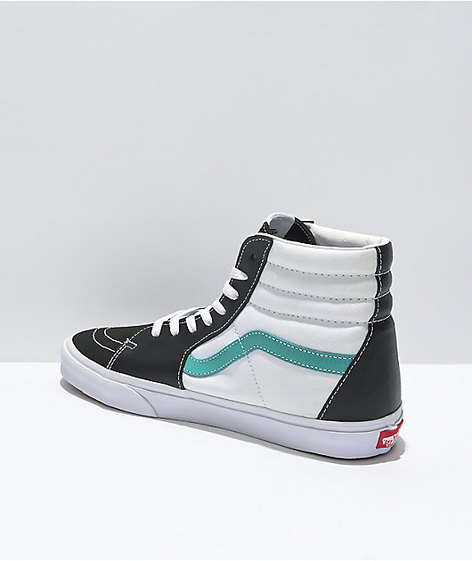 Vans Sk8 Hi Classic Sport Black White Skate Shoes Zumiez