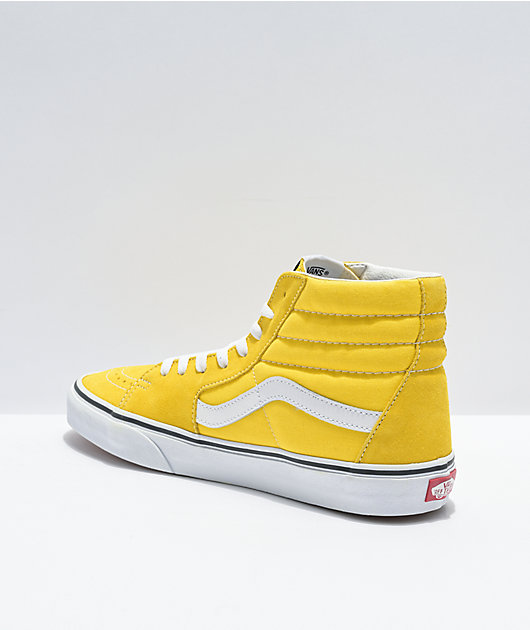 Yellow high best sale top vans