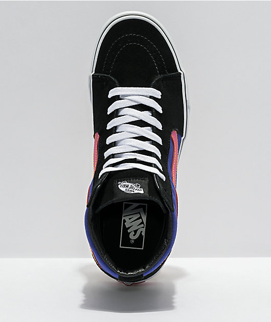 Vans Sk8-Hi Disrupt Black & Spectra Blue Skate Shoes