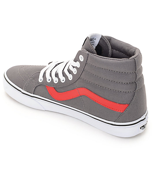 gray van high tops