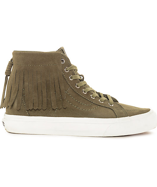 vans sk8 hi ivy green