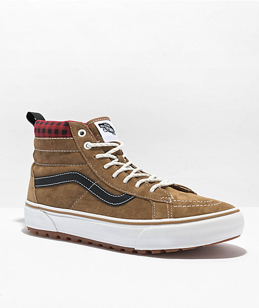 Vans plaid store high tops