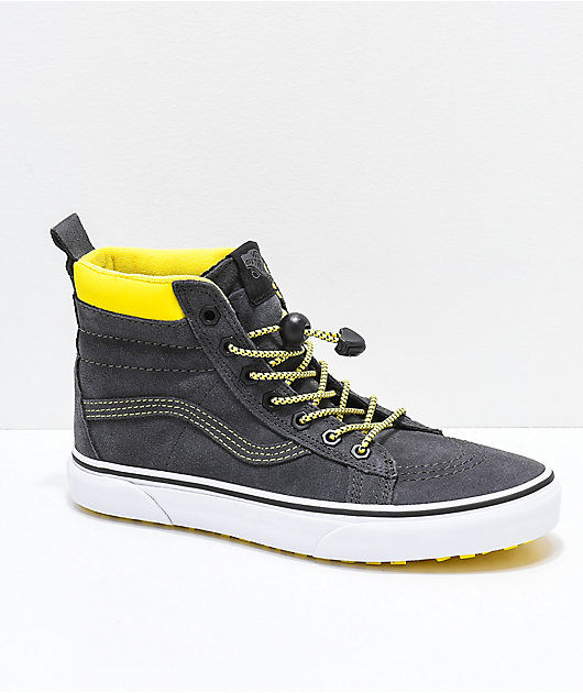 Vans Sk8-Hi MTE Grey \u0026 Yellow Shoes 