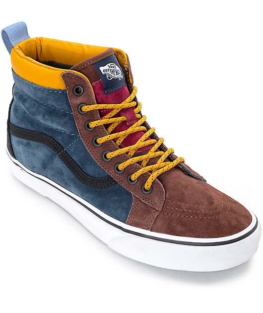 Vans Sk8-Hi MTE Multi zapatos de skate en color café | Zumiez