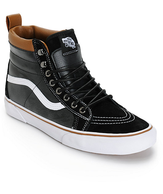 Vans Sk8-Hi MTE zapatos de skate negros y blancos | Zumiez