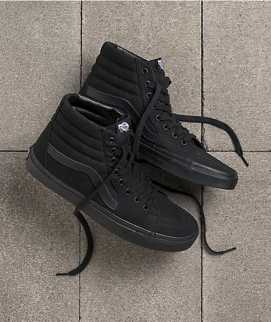 black high top vans