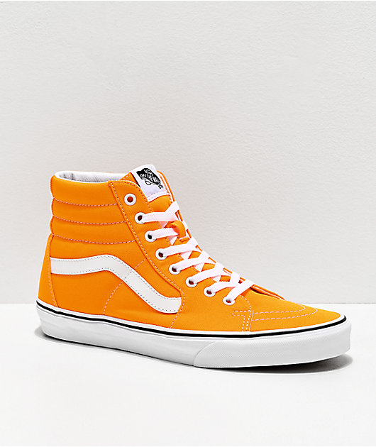Vans Sk8-Hi Neon Blaze Orange \u0026 White 