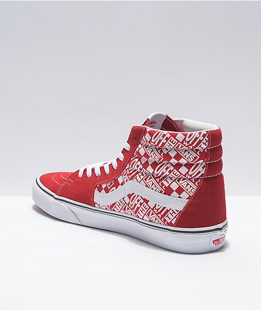 nietig Facet Neerduwen Vans Sk8-Hi OTW Chili Pepper Red Skate Shoes