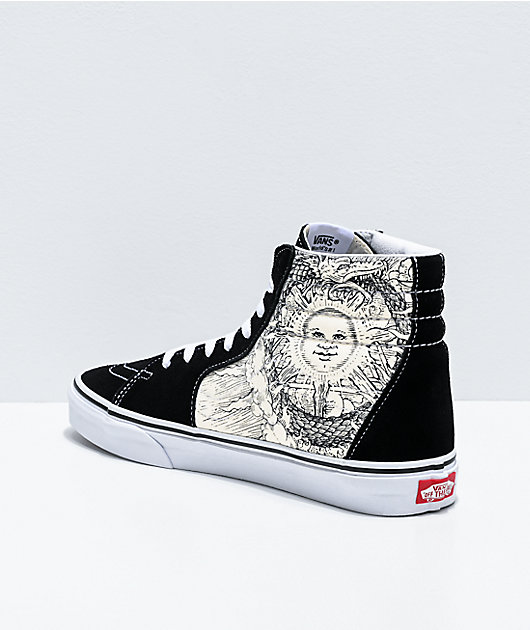 Vans Sk8-Hi Ouroboros Black & White Skate Shoes