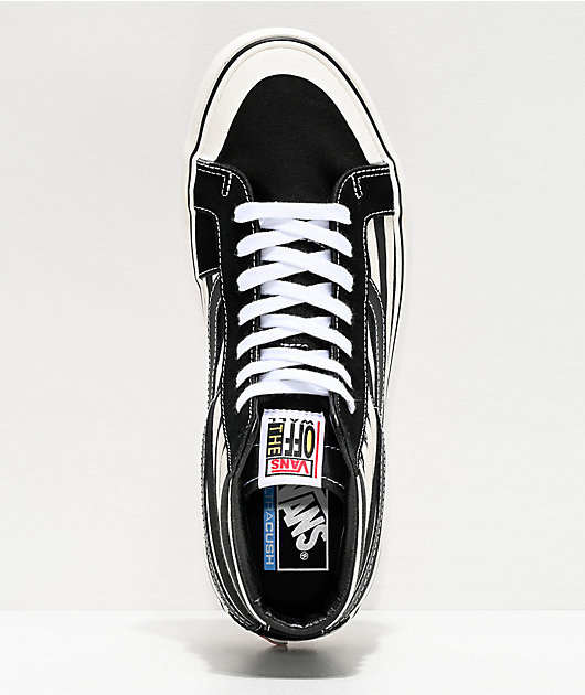 Vans Pro SF zapatos de skate negro blancos de rayas