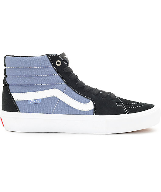 vans negro y azul